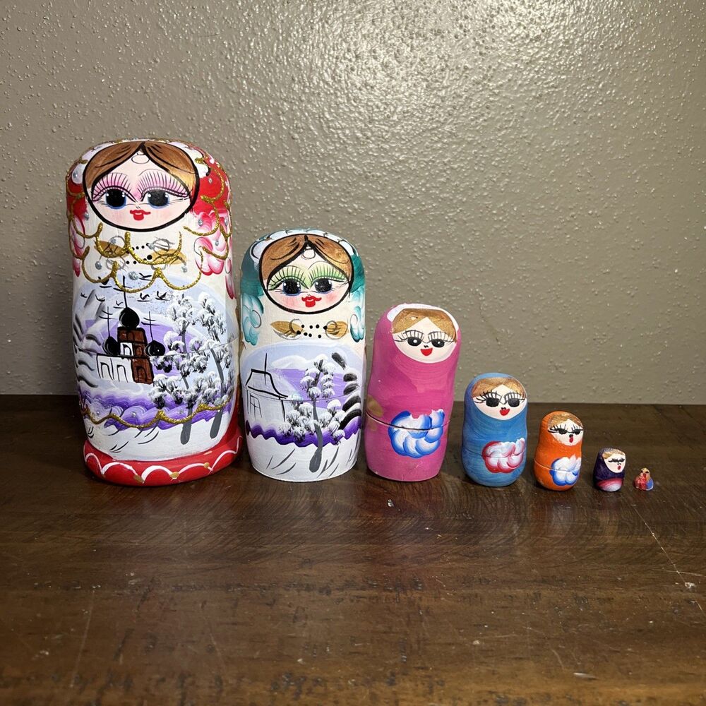 Russian Nesting Dolls Matryoshka Doll 7Pcs